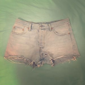 Vintage High-Waisted Levi’s Jean Shorts